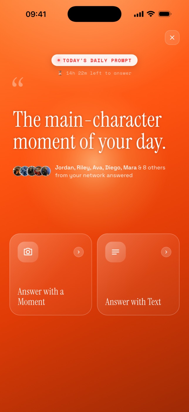 The daily prompt — the main-character moment of your day